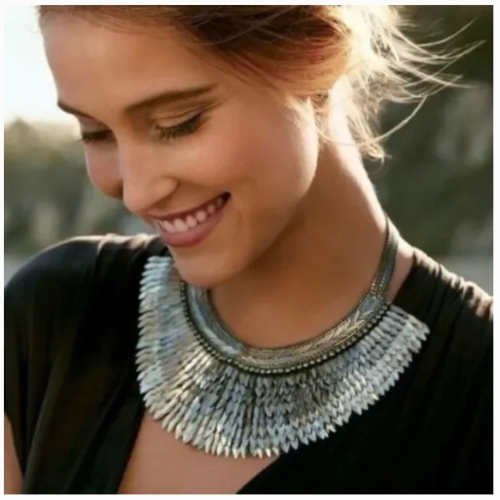 COPY - The silver Pegasus Statement Necklace